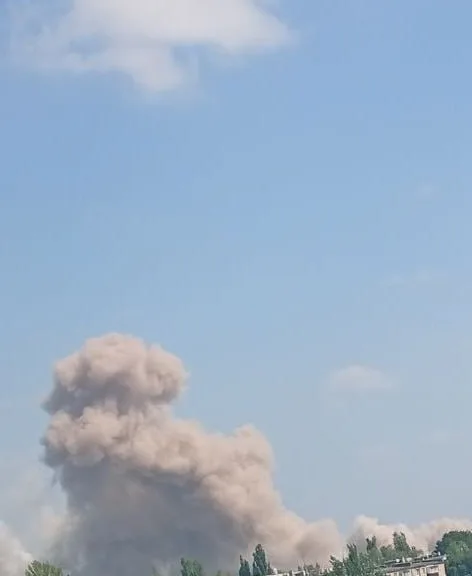 Мощный взрыв в Краматорске