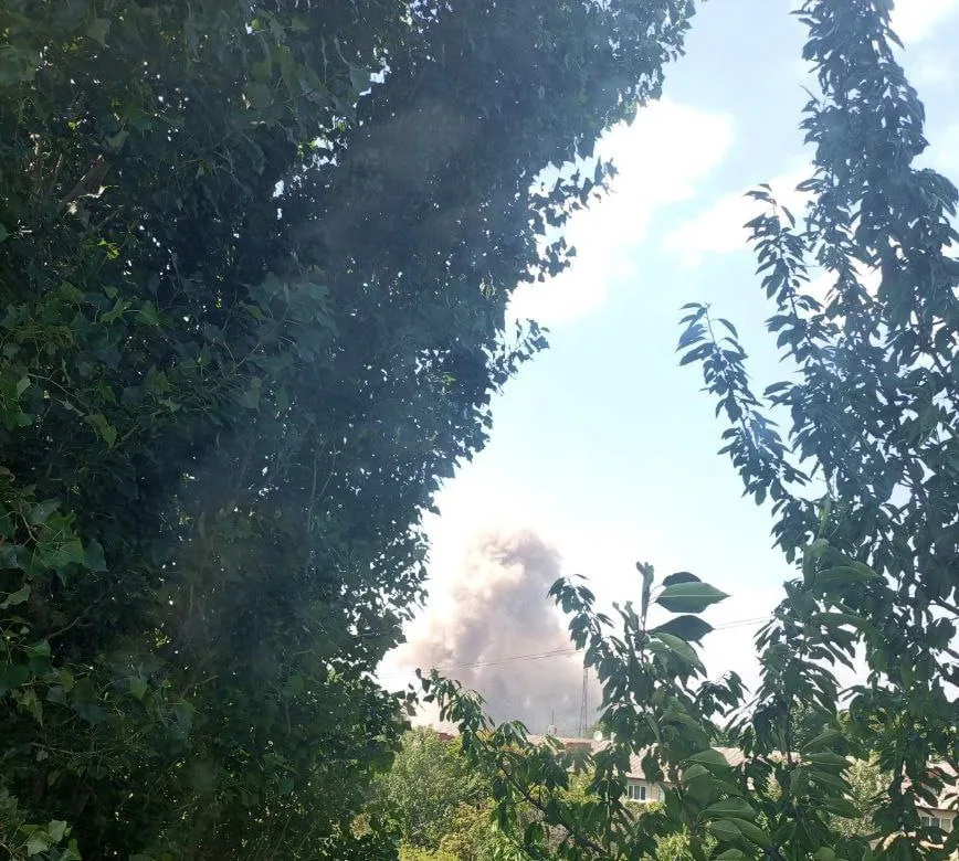 Мощный взрыв в Краматорске