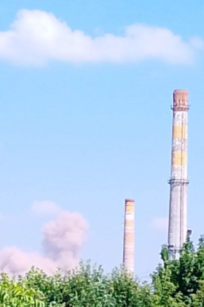 Мощный взрыв в Краматорске