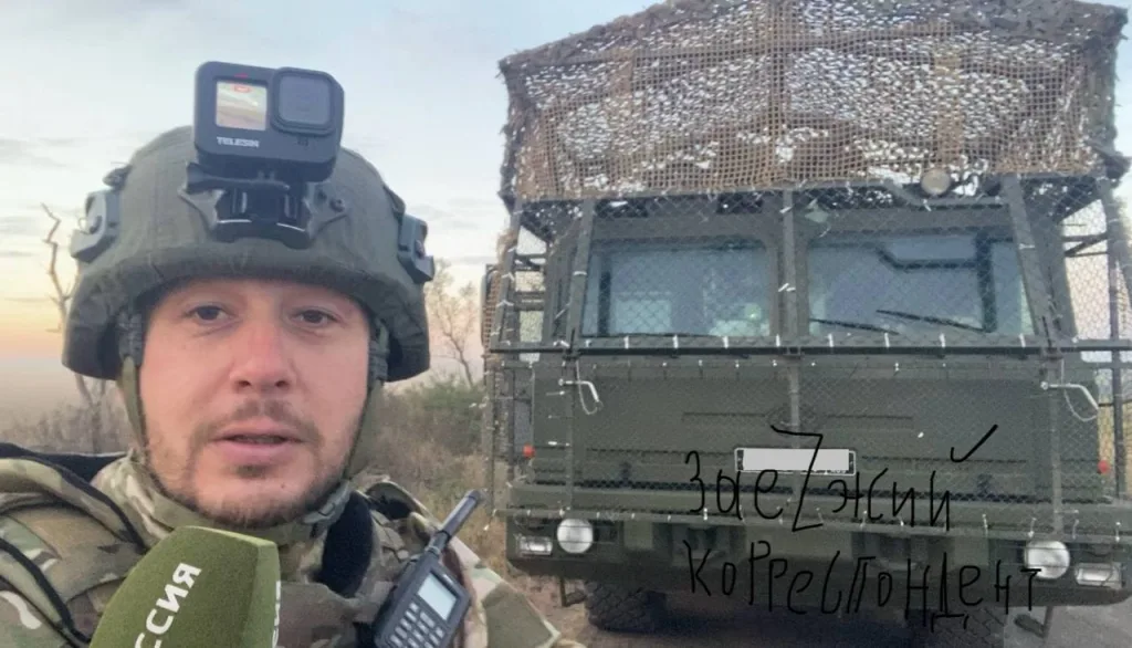 Кадры боевой работы новой 152-мм колесной САУ 2С44 «Гиацинт-К» из состава 238-й артиллерийской бригады