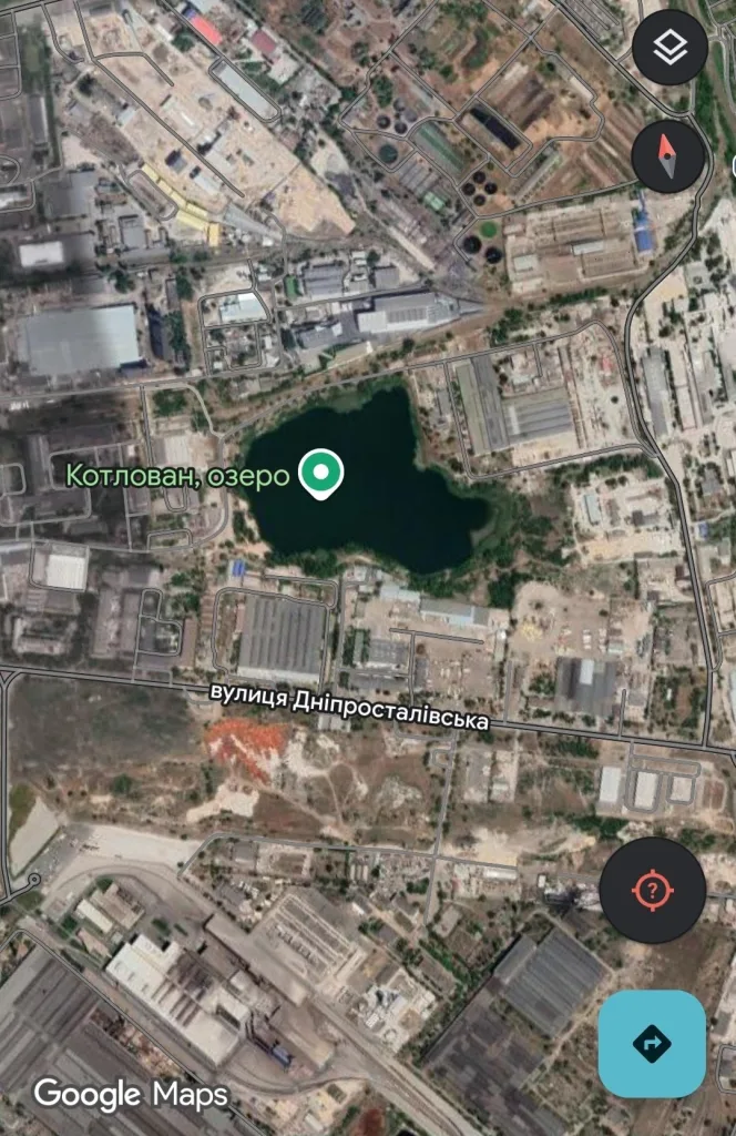 Локации ночных прилётов БпЛА в Днепропетровске и области согласно карте пожаров