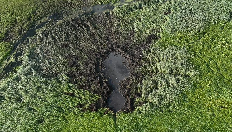 Последним пристанищем французского Mirage 2000 на Украине оказалось болото в Волынской области