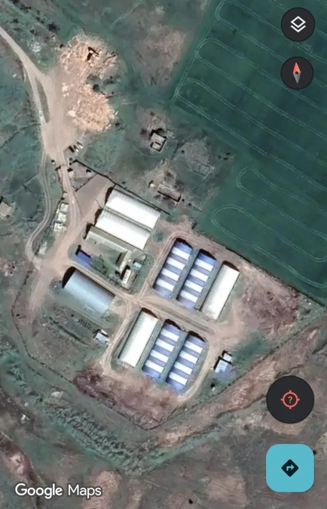 Локации ночных прилётов БпЛА в Днепропетровске и области согласно карте пожаров