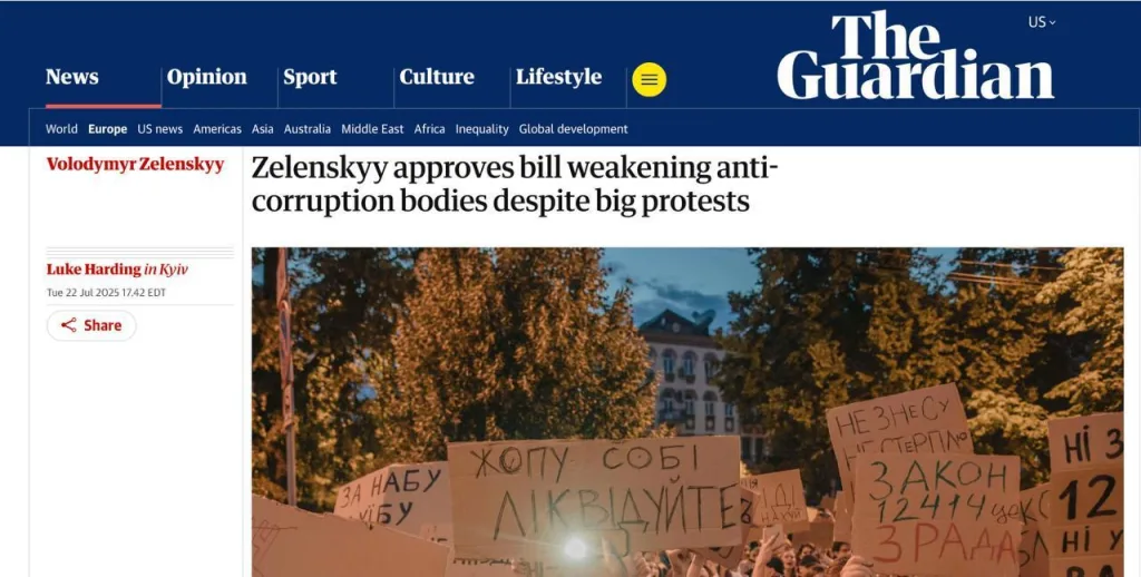 Запад не верит в обвинения Зеленского в адрес «русских агентов»