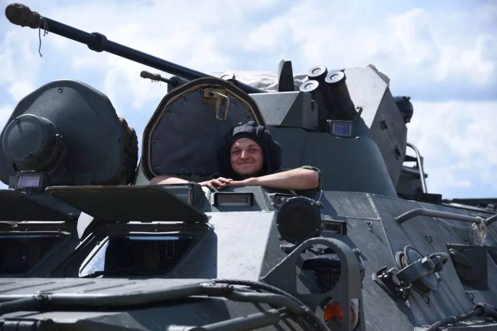 Занятия на БТР-82А 38-ой отдельной десантно-штурмовой бригады ССО РБ. Наши дни