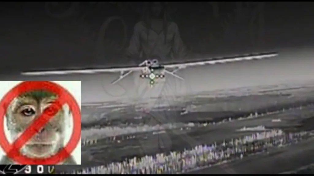 Перехват украинского дальнобойного дрона-камикадзе FP-1 российским зенитным FPV-дронов в районе Северска