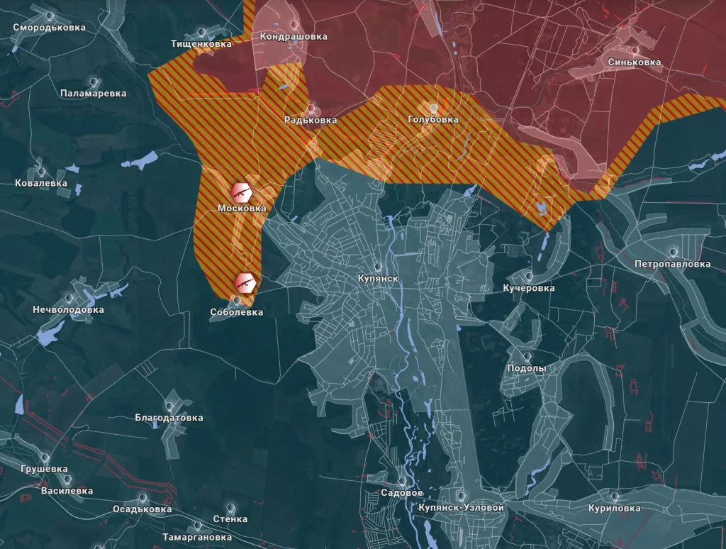 Купянск в полукотле? На Купянском направлении продолжаются бои севернее одноименного города на правом берегу Оскола