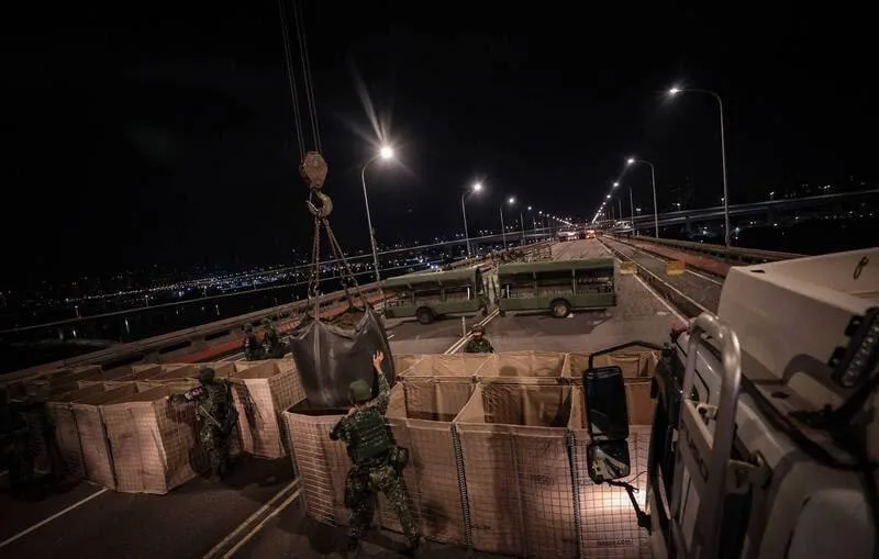 Тайвань укрепляет свою оборону против Китая с помощью заграждений HESCO