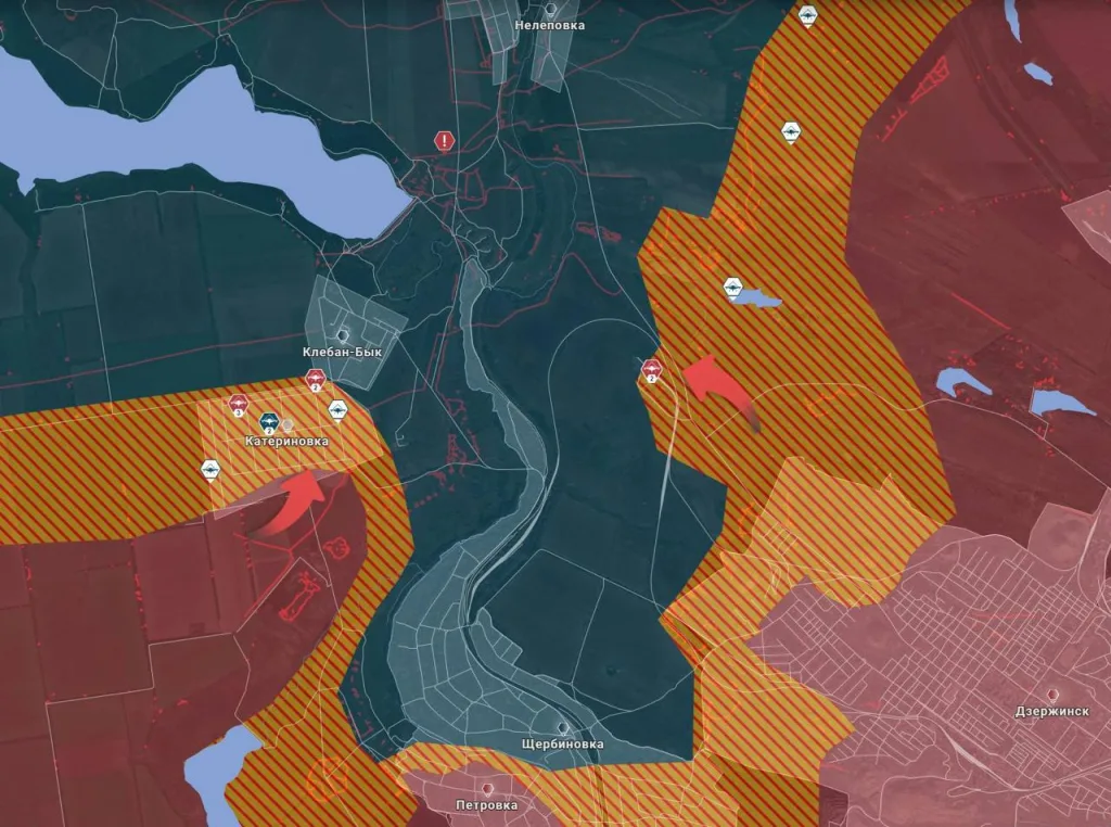 Наступление на север. Прорыв к Катериновке и штурм Русина Яра