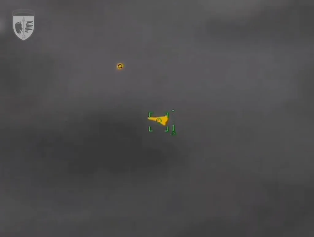 Еще кадры применения легкого ЗРК Vampire ВСУ с ракетами APKWS для перехвата российских дронов-камикадзе «Герань-2» в Одесской области