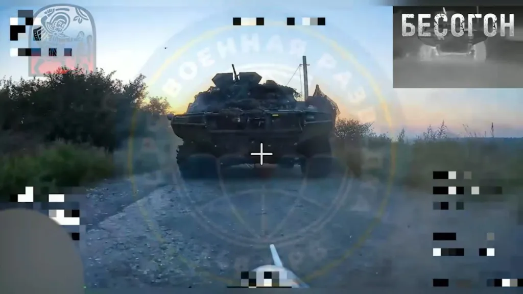 Работа FPV-дронов по технике и пехоте 3-го армейского корпуса ВСУ, контратакующего позиции ВС РФ в районе села Новомихайловка на стыке ДНР, ЛНР и Харьковской области