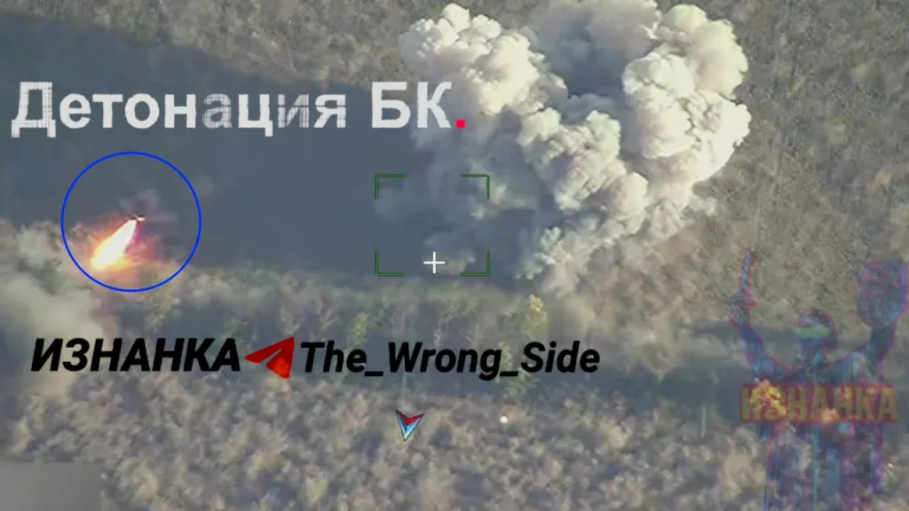 Поражение пусковой установки ПКР РК-360МЦ «Нептун» ударом ОТРК «Искандер-М» в районе села Любицкое в Запорожской области