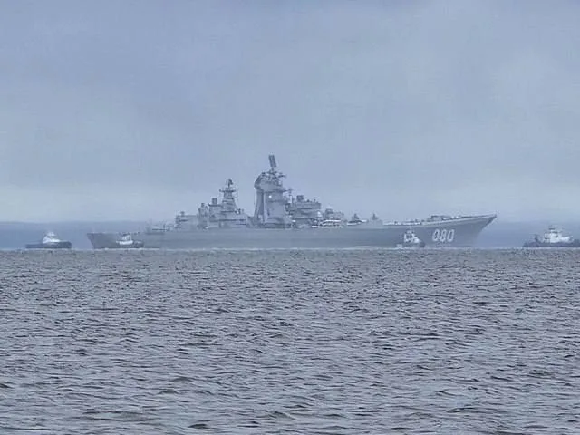 Тяжелый атомный ракетный крейсер «Адмирал Нахимов» проекта 11442М (080) вышел на ходовые испытания