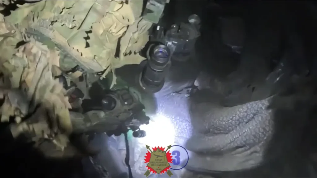 Ночная работа армейского спецназа по уничтожению опорного пункта ВСУ на одном из направлений зоны СВО