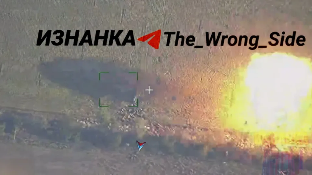 Поражение пусковой установки ПКР РК-360МЦ «Нептун» ударом ОТРК «Искандер-М» в районе села Любицкое в Запорожской области