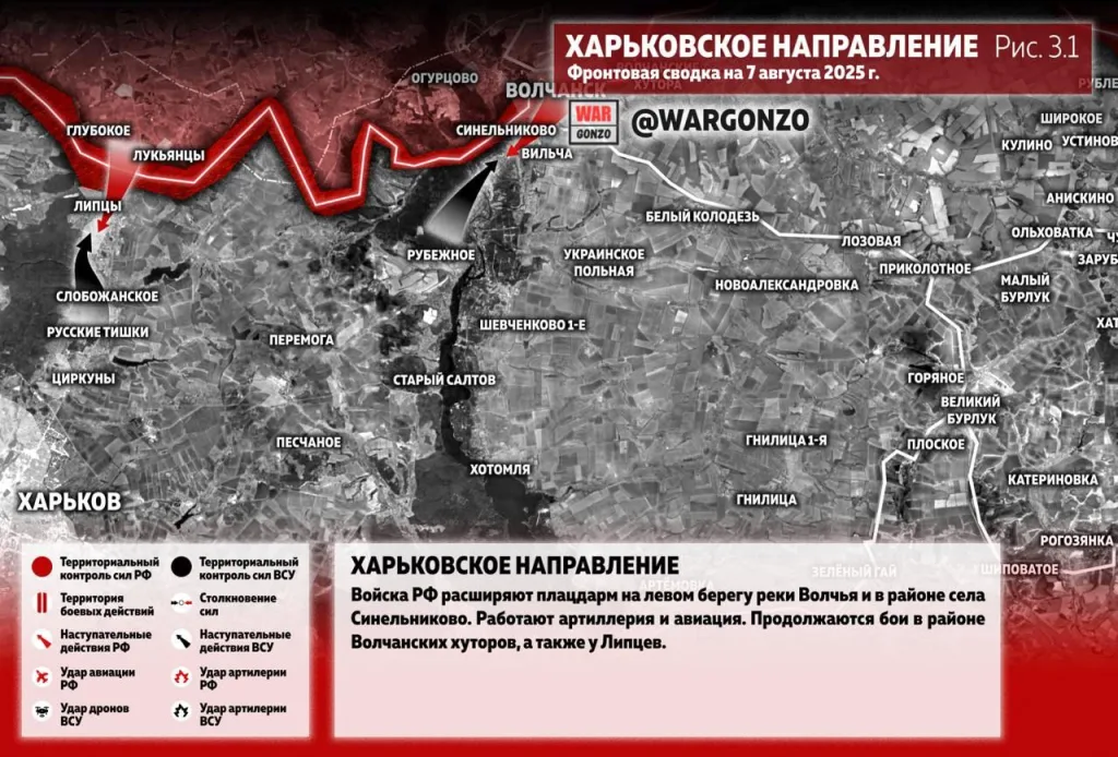 Варгонзо: Фронтовая сводка на утро 07.08.25