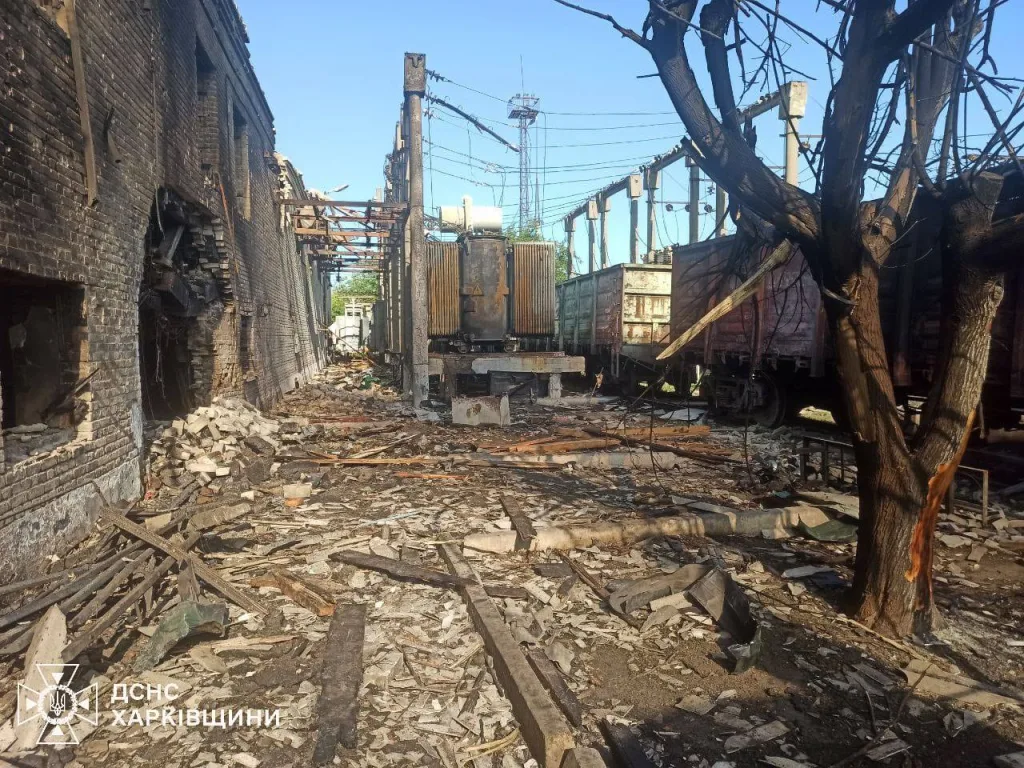 Дроны-камикадзе «Герань-2» ночью нанесли удар по железнодорожной станции в Лозовой Харьковской области