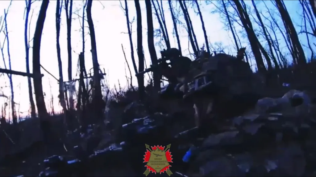 Ночная работа армейского спецназа по уничтожению опорного пункта ВСУ на одном из направлений зоны СВО