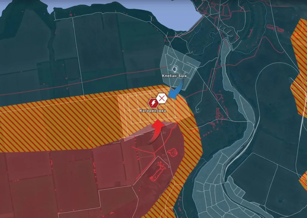 Прижать врага к воде: бои южнее Клебан-Быкского водохранилища