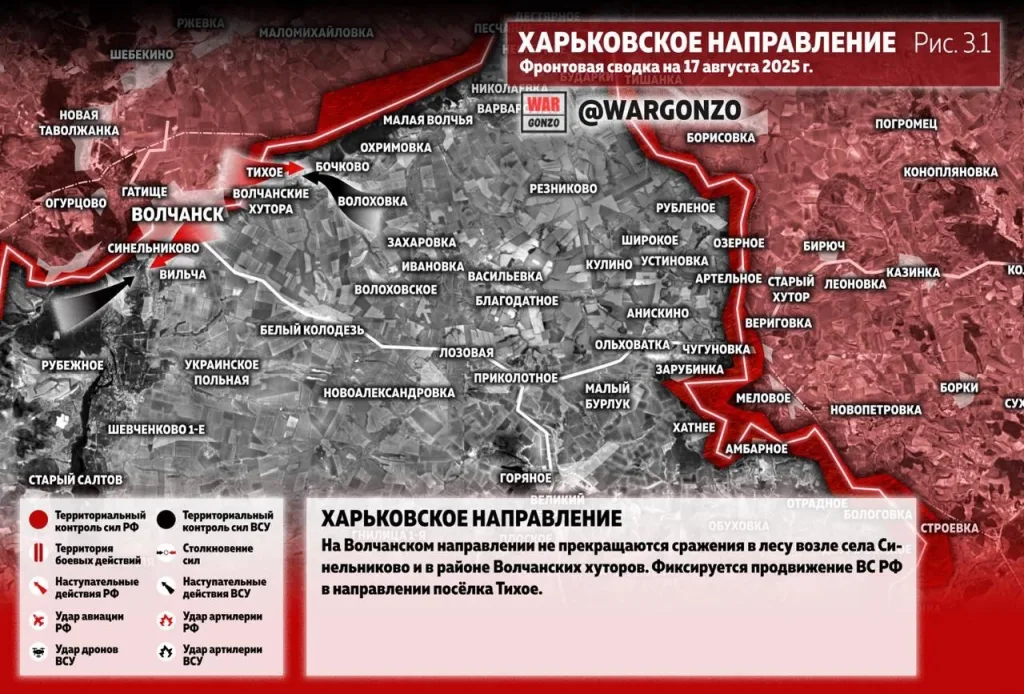 Варгонзо: Фронтовая сводка на утро 17.08.25