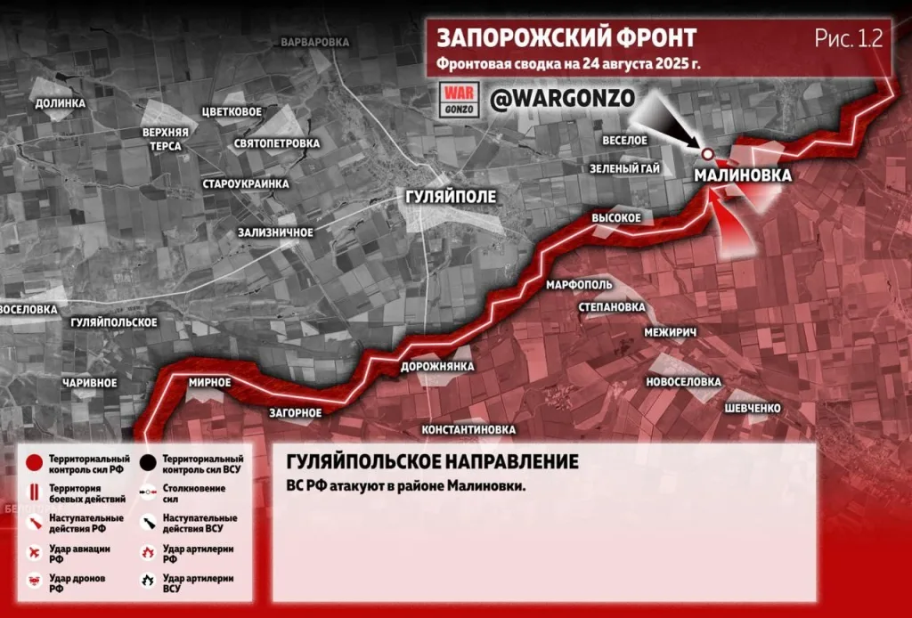 Варгонзо: Фронтовая сводка на утро 24.08.25