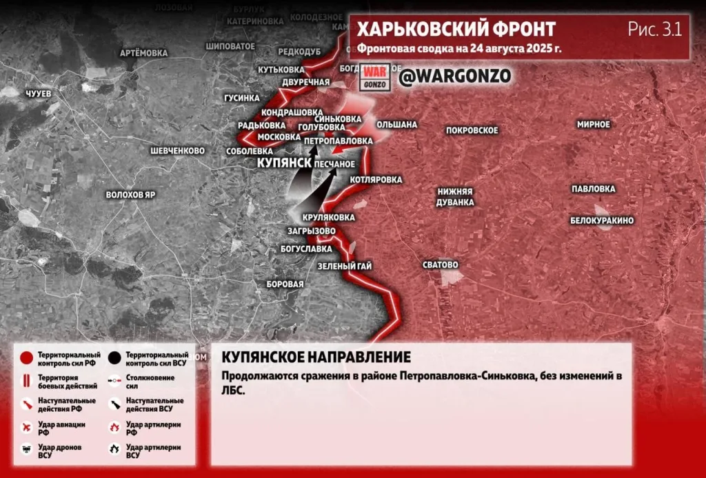 Варгонзо: Фронтовая сводка на утро 24.08.25