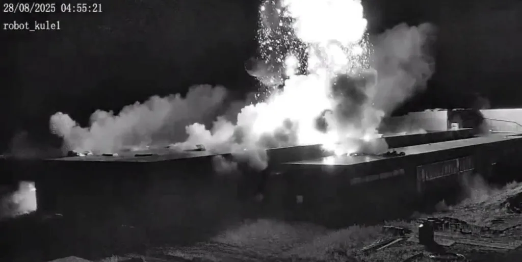 Как заявляется, ночью поплохело турецкому заводу компании Baykar, который строился под Киевом