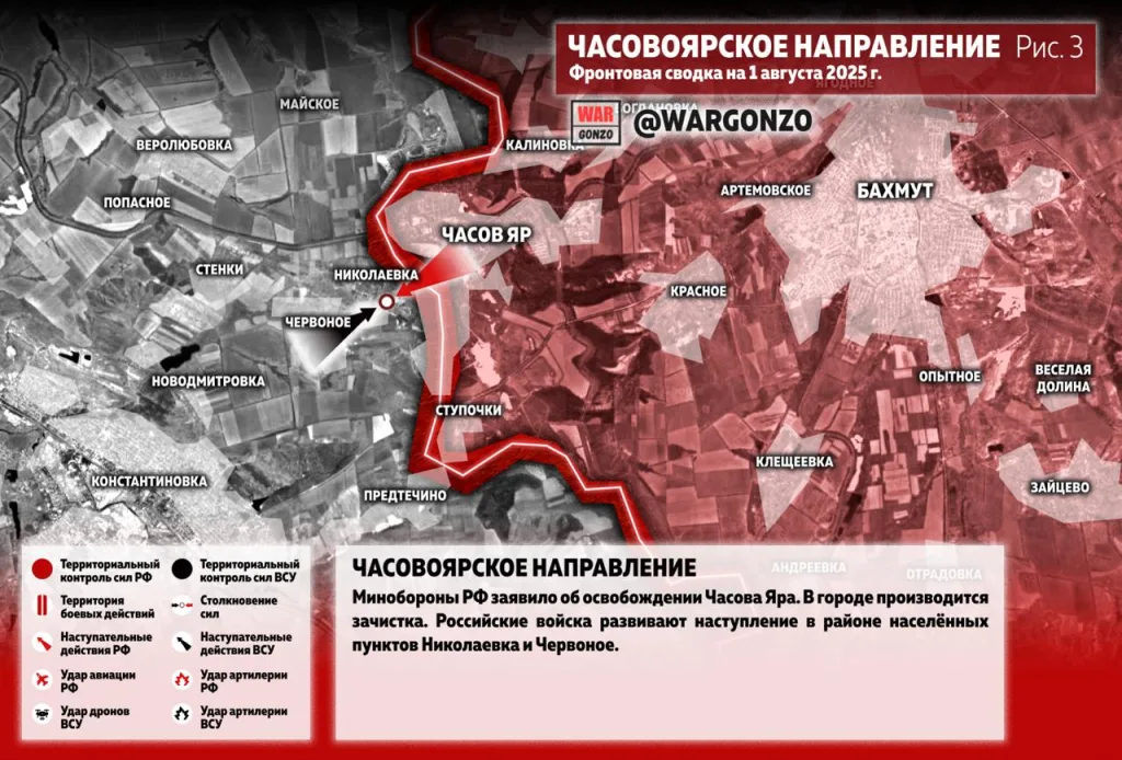 Варгонзо: Фронтовая сводка на утро 1.08.25