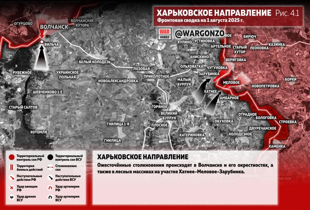 Варгонзо: Фронтовая сводка на утро 1.08.25