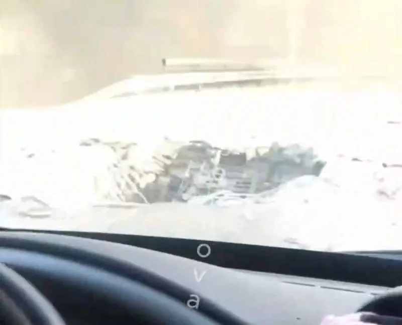 А вот и последствия удара по мосту в Херсоне