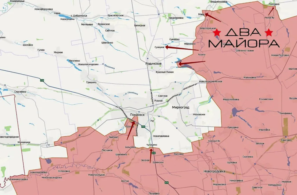 Новые успехи на фронте: российские войска перерезают пути снабжения ВСУ под Покровском