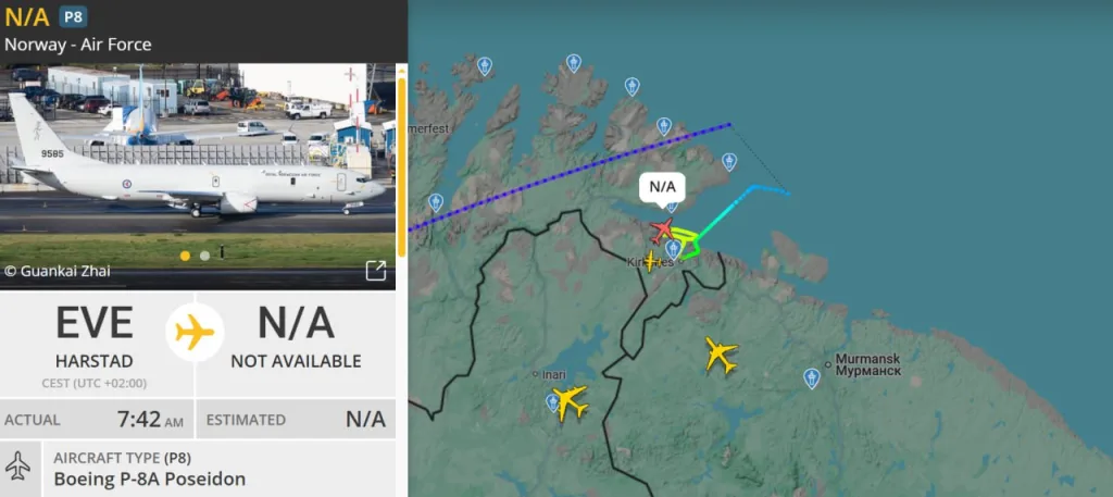 Кроме стандартных направлений, таких как Калининградская область и акватория Черного моря, НАТОвская авиация в эти дни проявляет особой интерес к Русскому Северу