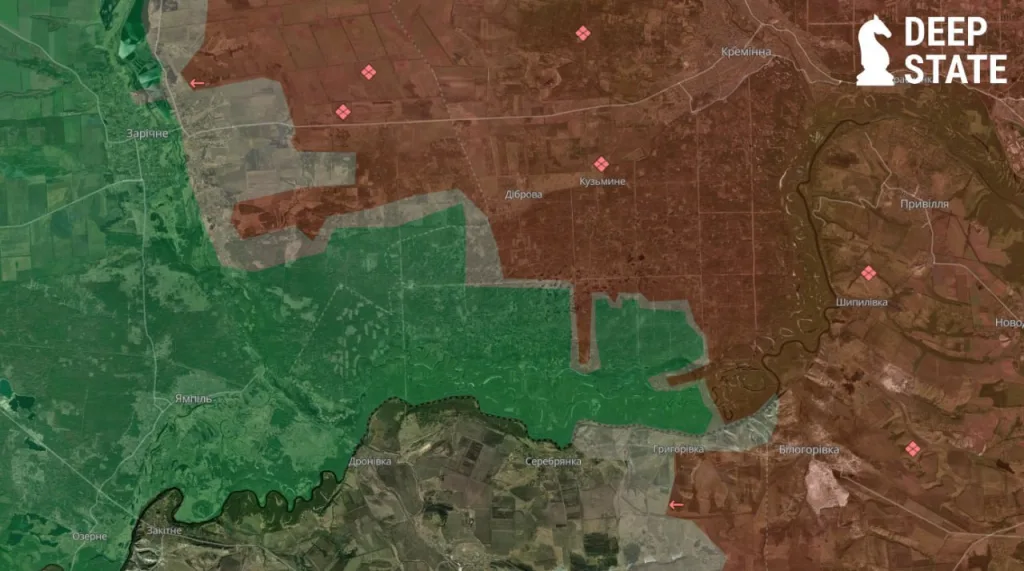 Украинские каналы жалуются на продвижение ВС РФ в Серебрянском лесничестве, приводящее к выходу в тыл ВСУ и ближнему бою с их пилотами FPV-дронов