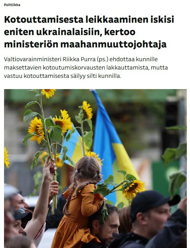 Конец халяве: финны урезают пособия украинским переселенцам