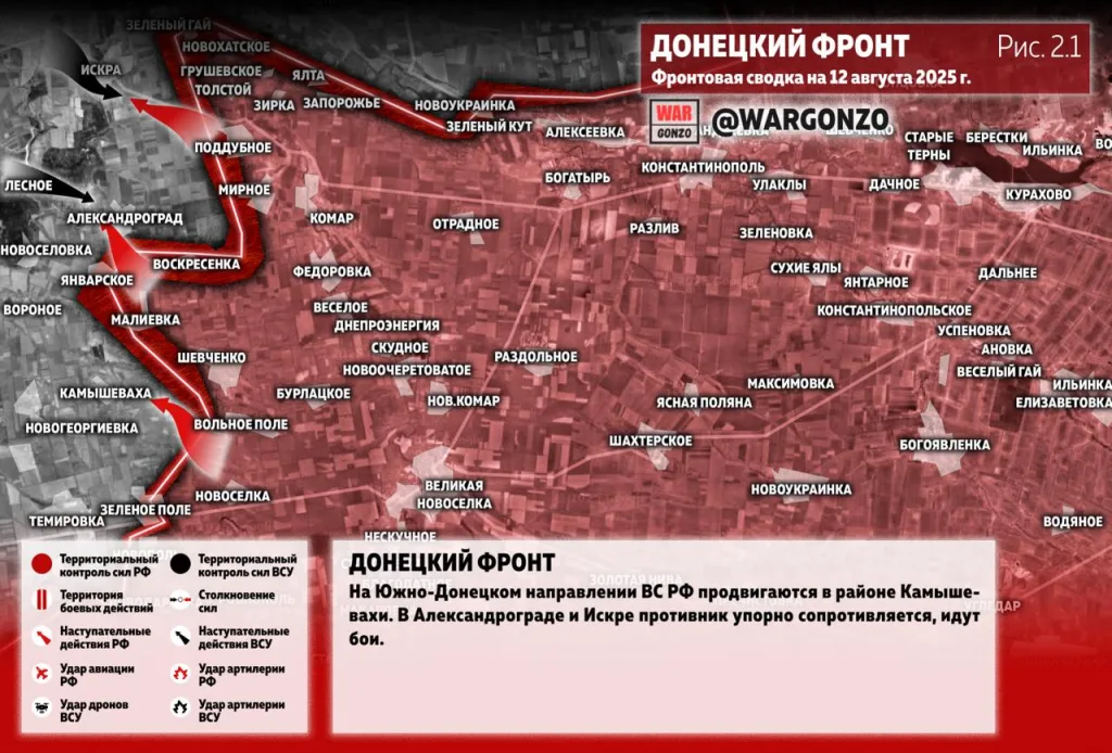Варгонзо: Фронтовая сводка на утро 12.08.25