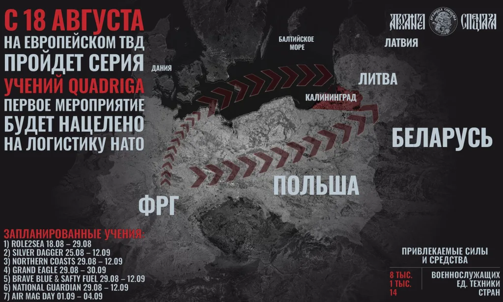 Осенняя пора учений в Европе