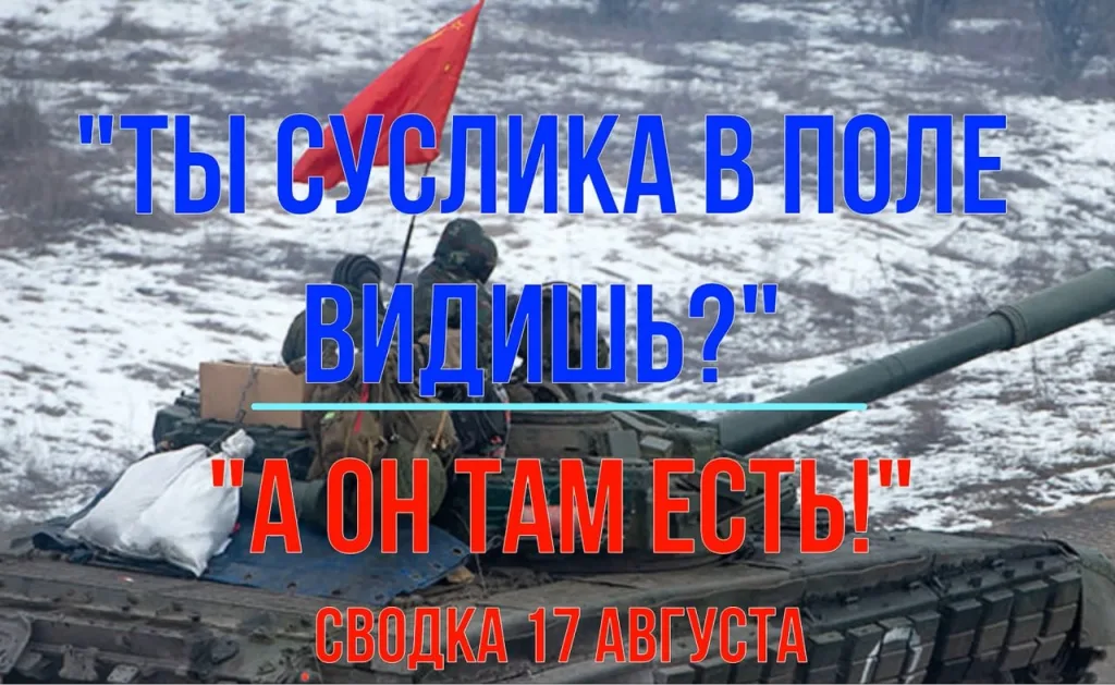 Михаил Онуфриенко 17.08.2025: " Ты суслика в поле видишь?", "А он там есть"
