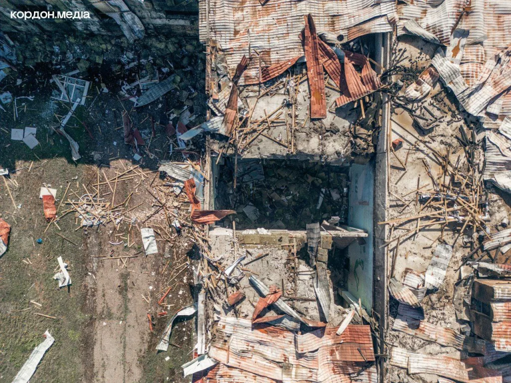 Корпус Сумского государственного университета (СумДУ) после вчерашнего ракетного удар