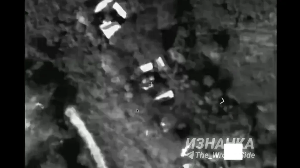 Удары разведывательно-ударного БПЛА «Форпост-РУ» по пвд 116-й ОМБр ВСУ и технике в районе села Ободы Сумской области