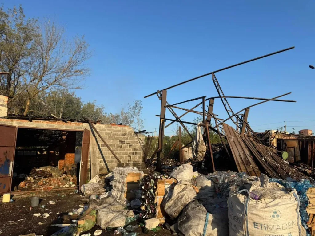 Серия ударов по промышленным и военным объектам Украины