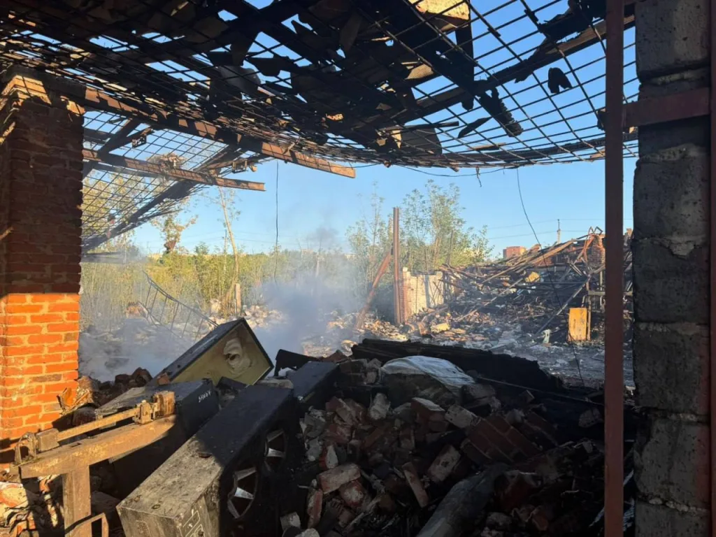 Серия ударов по промышленным и военным объектам Украины