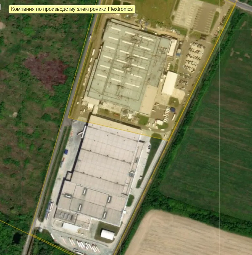 Удар по заводу компании "Flextronics" в г.Мукачево, Закарпатской области в ночь на 21 августа 2025