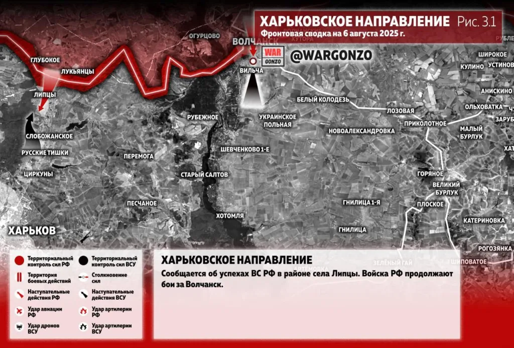 Варгонзо: Фронтовая сводка на утро 06.08.25