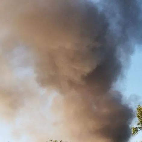 Кадры моментов удара по объекту в Краматорске опубликованные в местных чатах