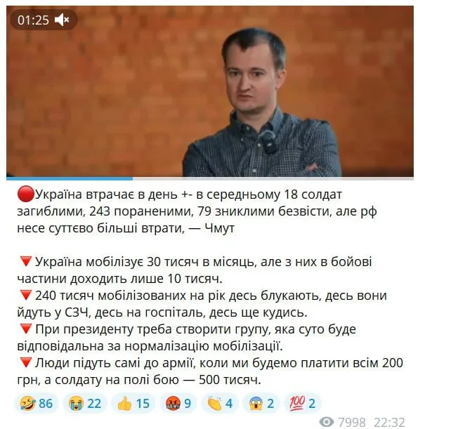 Обстановка в стане ВСУ: Хроники принудительной мобилизации и ситуация в "мясных" полках