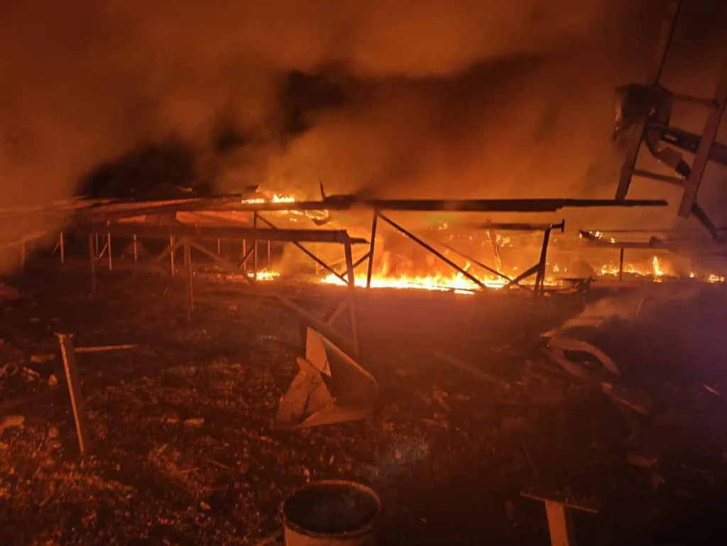 ВС РФ ночью нанесли удары по военным объектам в четырёх областях Украины