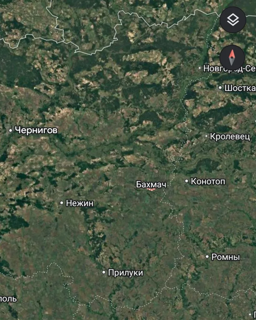 Последствия утреннего прилёта Герани по ж/д инфраструктуре в городе Бахмач Черниговской области