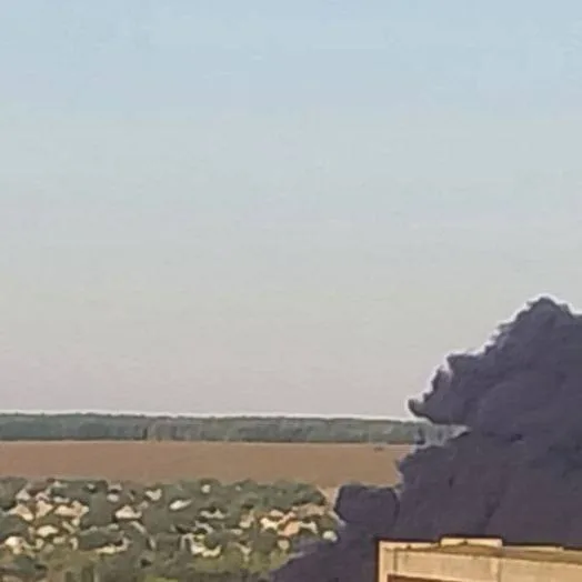 Кадры моментов удара по объекту в Краматорске опубликованные в местных чатах