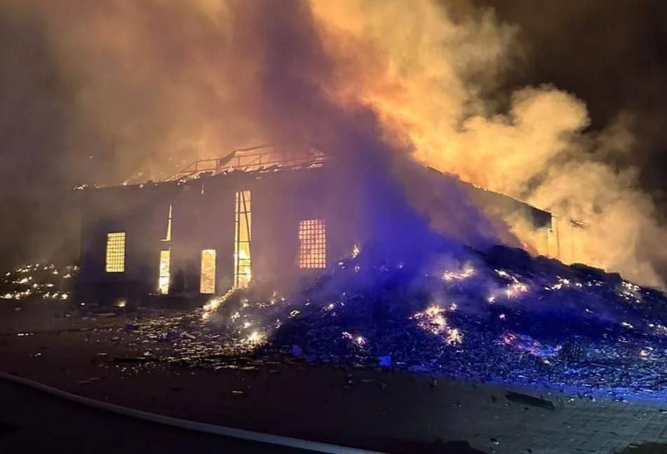 В Одессе ночью был атакован один из цехов винного завода