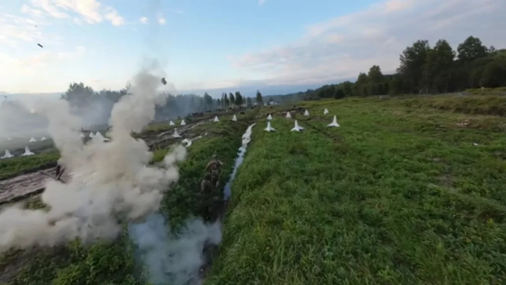 Розыгрыш двустороннего тактического эпизода в ходе учений "Запад-2025"